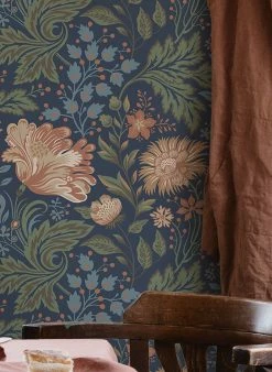 Tapete Ava Violettblau 12 Tapete Ava Violettblau -Wallpaper From The 70s Geschäft Ava D 875172 2880x1440