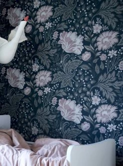 Tapete Ava Blaugrün -Wallpaper From The 70s Geschäft Ava D 875173 2880x1440