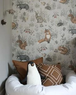 Wandbild Baga Hellgrau -Wallpaper From The 70s Geschäft Baga K 451771 2880x1440