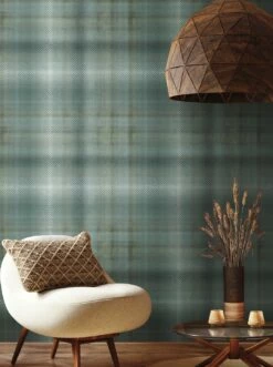 Tapete Balangan Minttürkis -Wallpaper From The 70s Geschäft Balangan A 790363 2880x1440