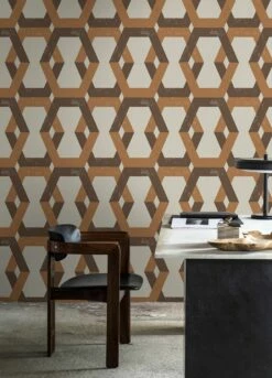 Tapete Banga Schokoladenbraun -Wallpaper From The 70s Geschäft Banga D 451361 2880x1440