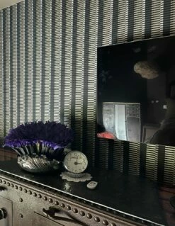 Tapete Basma Graphitgrau -Wallpaper From The 70s Geschäft Basma K 625762 2880x1440