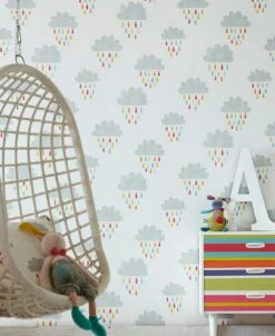 Tapete Before A Rainbow Hellgrau -Wallpaper From The 70s Geschäft Before a Rainbow B 461881 2880x1440