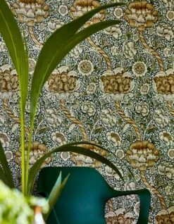 Tapete Benedetta Grünbraun -Wallpaper From The 70s Geschäft Benedetta A 462392 2880x1440