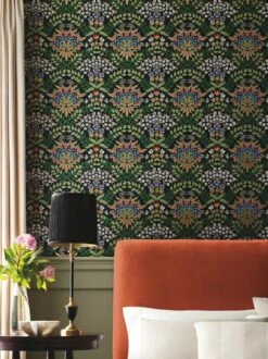 Tapete Bramble Schwarz -Wallpaper From The 70s Geschäft Bramble B 790463 2880x1440