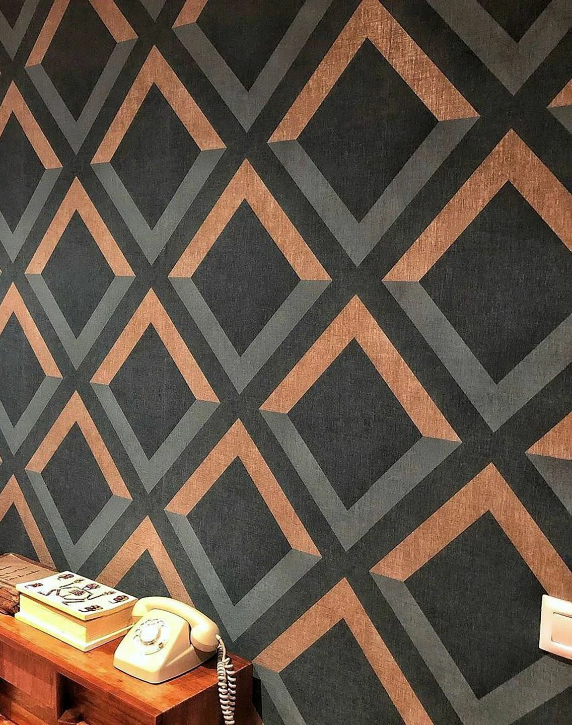 Tapete Cameron Ozeanblau 7 Tapete Cameron Ozeanblau – Bild 5