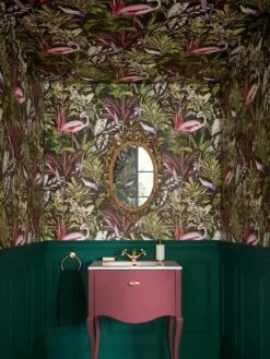 Tapete Caribbean Garden Grün 8 Tapete Caribbean Garden Grün -Wallpaper From The 70s Geschäft Caribbean Garden A 431531 2880x1440