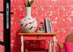 Tapete Carline Altrosa 9 Tapete Carline Altrosa -Wallpaper From The 70s Geschäft Carline C 821412 2880x1440