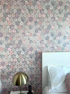 Tapete Casimir Blassrosa -Wallpaper From The 70s Geschäft Casimir P 103253 2880x1440