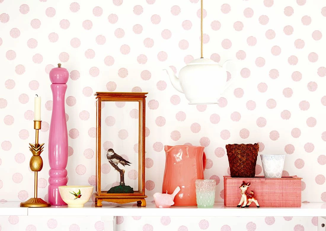 Tapete Corbetta Hellrosa Glitzer 6 Tapete Corbetta Hellrosa Glitzer – Bild 4