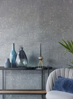 Tapete Cork On Roll 07 Dunkelgrau -Wallpaper From The 70s Geschäft Cork on Roll 07 B 821727 2880x1440