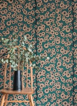 Tapete Cotton Tree Blaugrün 9 Tapete Cotton Tree Blaugrün -Wallpaper From The 70s Geschäft Cotton Tree B 690122 2880x1440