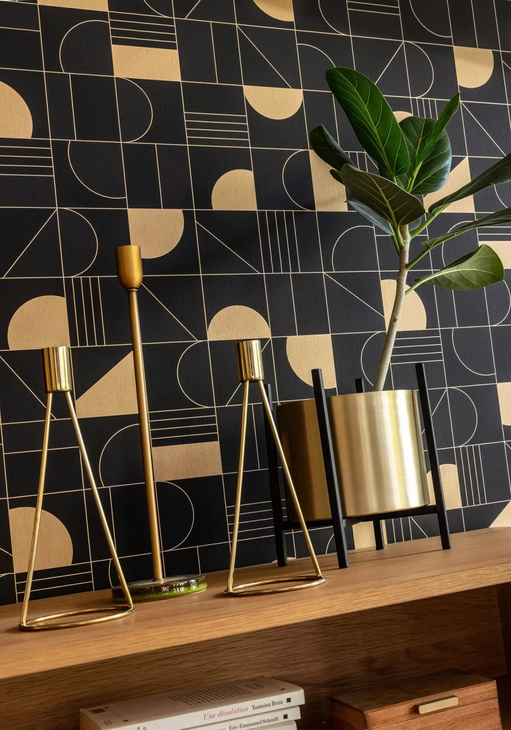 Tapete Cubit Schwarzgrau 3 Tapete Cubit Schwarzgrau