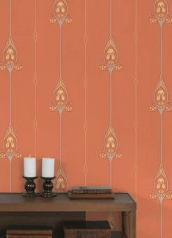 Tapete Danne Blassrot -Wallpaper From The 70s Geschäft Danne 491033 2880x1440