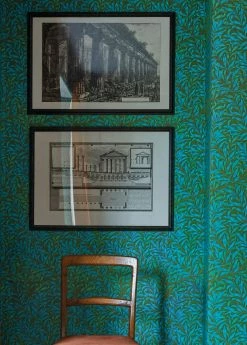 Tapete Darcie Türkisblau -Wallpaper From The 70s Geschäft Darcie A 462782 2880x1440