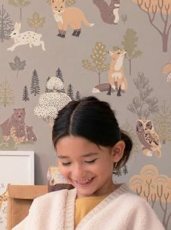 Tapete Deep Forest Grau 10 Tapete Deep Forest Grau -Wallpaper From The 70s Geschäft Deep Forest B 389373 2880x1440