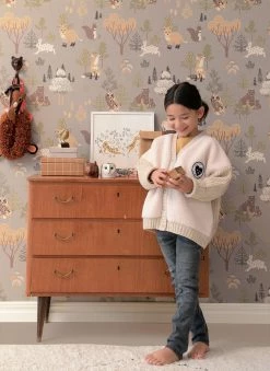 Tapete Deep Forest Grau 11 Tapete Deep Forest Grau -Wallpaper From The 70s Geschäft Deep Forest D 389373 2880x1440