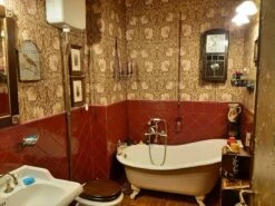 Tapete Despina Purpurrot -Wallpaper From The 70s Geschäft Despina K 461504 2880x1440