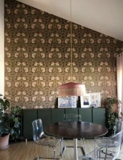 Tapete Despina Grünbeige -Wallpaper From The 70s Geschäft Despina N 461501 2880x1440