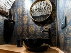 Tapete Dia De Los Muertos Schwarz -Wallpaper From The 70s Geschäft Dia de los Muertos K 685101 2880x1440