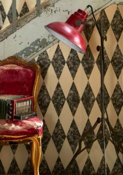 Tapete Diamond Schwarz