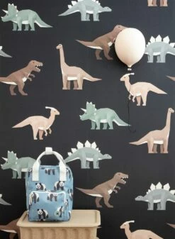 Wandbild Dinosaur 02 Schwarz -Wallpaper From The 70s Geschäft Dinosaur 02 B 310282 2880x1440