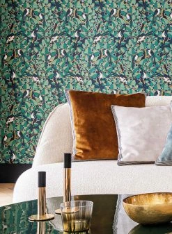 Tapete Dorothy Türkisgrün -Wallpaper From The 70s Geschäft Dorothy C 864352 2880x1440