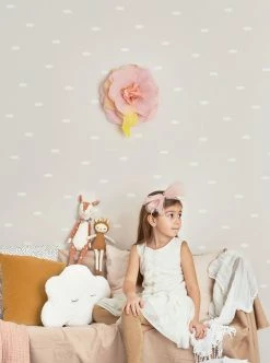 Tapete Dreamy Clouds Creme -Wallpaper From The 70s Geschäft Dreamy clouds C 389273 2880x1440