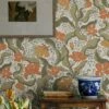 Tapete Edvin Korallenrot -Wallpaper From The 70s Geschäft Edvin B 485301 2880x1440