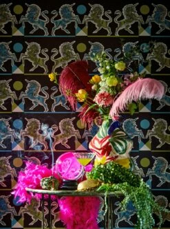 Tapete Elixir Of Life Schwarz -Wallpaper From The 70s Geschäft Elixir of Life C 463191 2880x1440