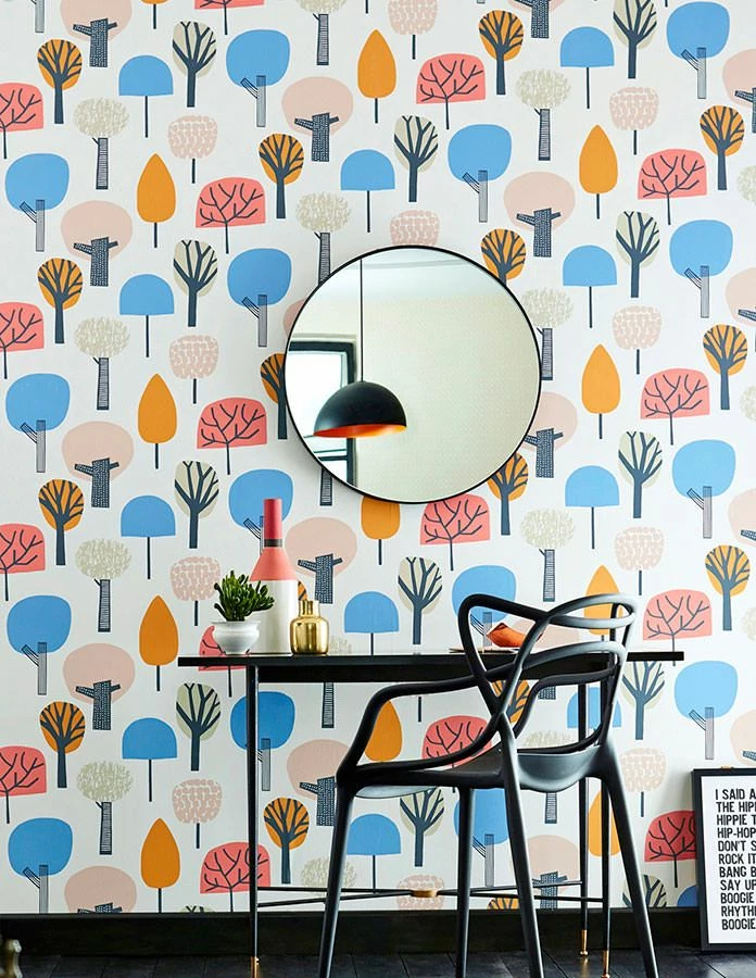 Tapete Elora Blau 5 Tapete Elora Blau – Bild 3