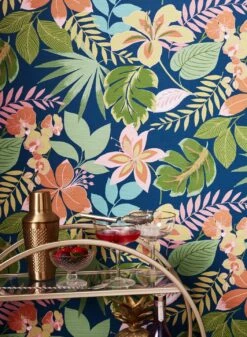 Tapete Enigma Dunkelblau