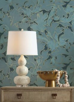 Tapete Epinal Blaugrau -Wallpaper From The 70s Geschäft Epinal B 790324 2880x1440