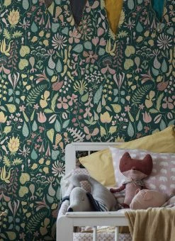 Tapete Eurynome Rosa -Wallpaper From The 70s Geschäft Eurynome C 106313 2880x1440