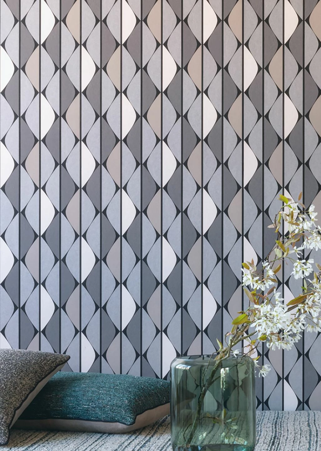 Tapete Evan Grautöne 3 Tapete Evan Grautöne