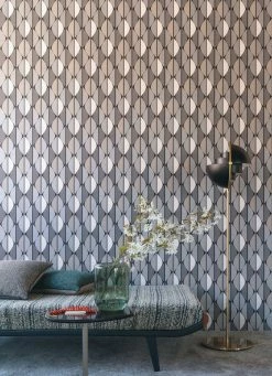 Tapete Evan Grautöne 7 Tapete Evan Grautöne -Wallpaper From The 70s Geschäft Evan B 625722 2880x1440