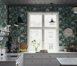 Tapete Fanfara Dunkelblau -Wallpaper From The 70s Geschäft Fanfara 452213 2880x1440