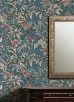 Tapete Flonie Grünblau 9 Tapete Flonie Grünblau -Wallpaper From The 70s Geschäft Flonie B 431742 2880x1440