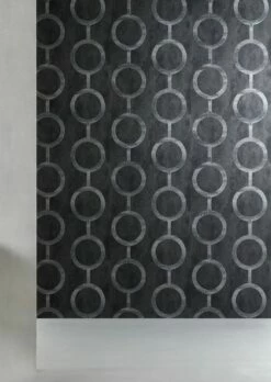 Tapete Florin Schwarzgrau -Wallpaper From The 70s Geschäft Florin B 625602 2880x1440