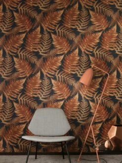 Tapete Franka Kastanienbraun -Wallpaper From The 70s Geschäft Franka B 625511 2880x1440