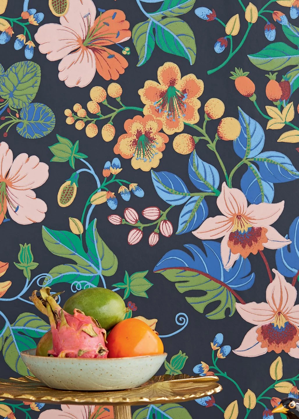 Tapete Frederika Blautöne 3 Tapete Frederika Blautöne