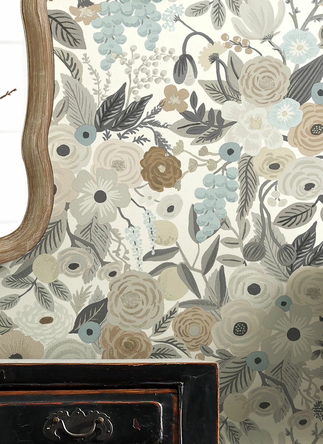 Tapete Garden Party Braun 3 Tapete Garden Party Braun