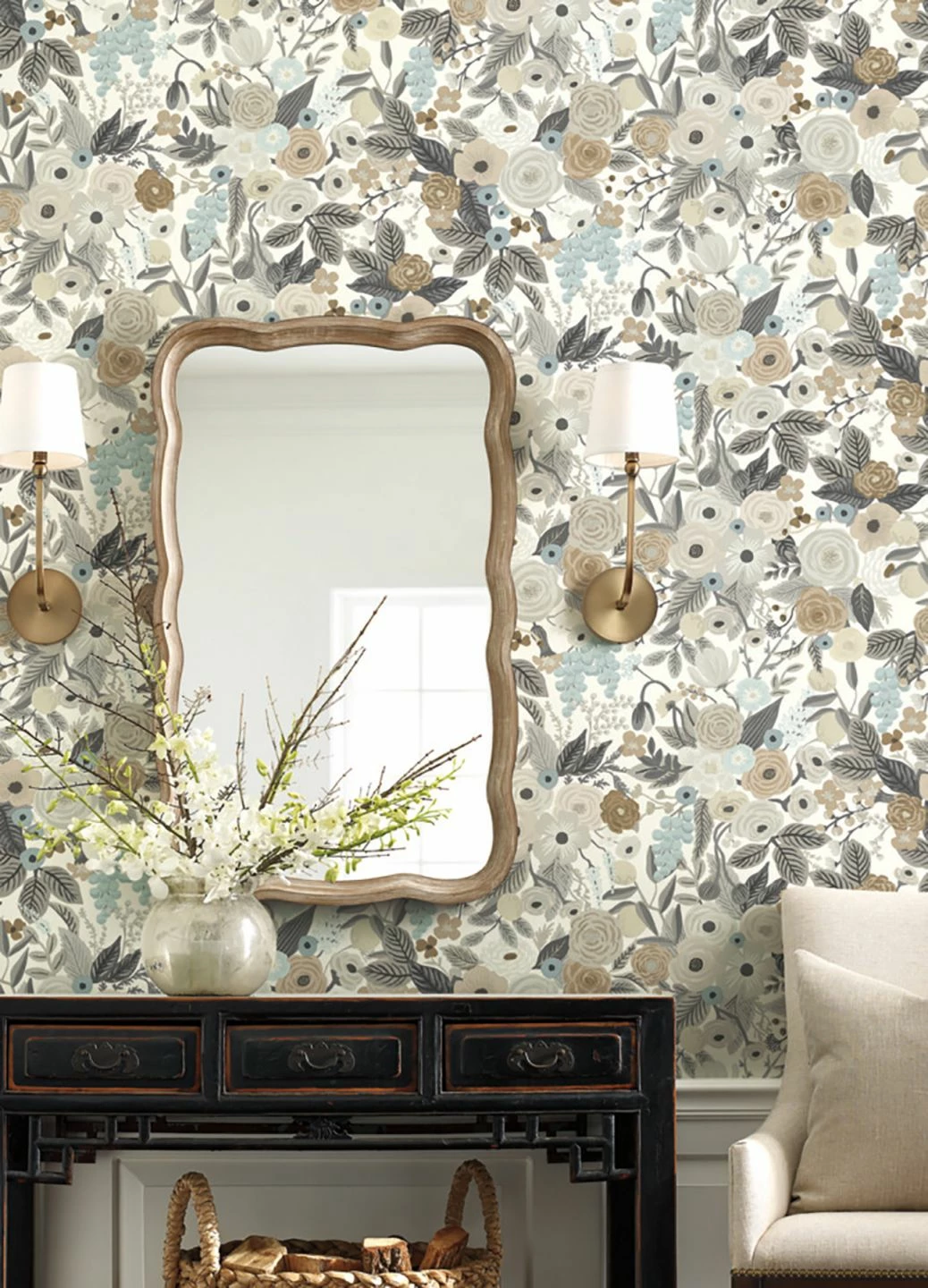 Tapete Garden Party Braun 6 Tapete Garden Party Braun – Bild 4