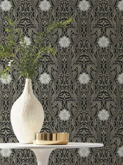 Tapete Gatsby Schwarz -Wallpaper From The 70s Geschäft Gatsby C 790403 2880x1440