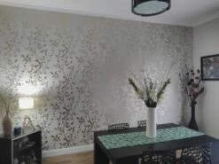 Tapete Glorette Silber -Wallpaper From The 70s Geschäft Glorette L 610432 2880x1440