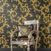 Versace Tapete Gloriosa Perlgold -Wallpaper From The 70s Geschäft Gloriosa A 410561 2880x1440