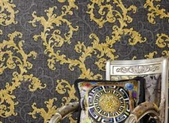 Versace Tapete Gloriosa Perlgold 10 Versace Tapete Gloriosa Perlgold -Wallpaper From The 70s Geschäft Gloriosa B 410561 2880x1440