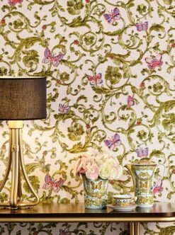 Versace Tapete Glory Zartrosa