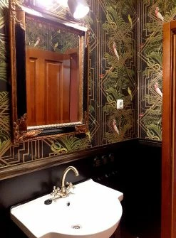 Tapete Grace Farngrün -Wallpaper From The 70s Geschäft Grace M 103121 2880x1440