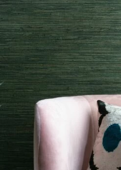 Tapete Grasscloth On Roll 01 Grüntöne